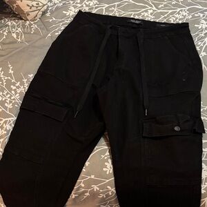 Aelfric Eden Black Cargo Pants